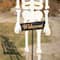 Glitzhome® 60" Halloween "WELCOME" Metal Dangling Skeleton Yard Stake